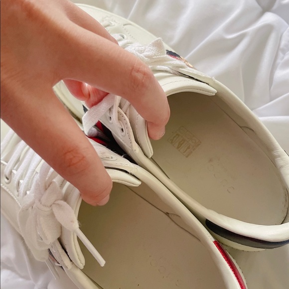 SWAROVSKI💎authentic GUCCI platform diamond laced sneaker - Picture 4 of 6